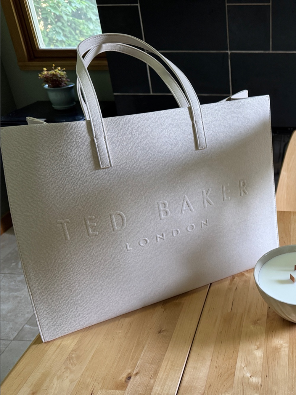 Ted Baker Cream Icon Tote